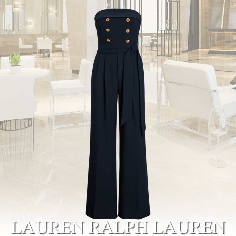 LAUREN RALPH LAUREN ストラップレス ジャンプスーツ