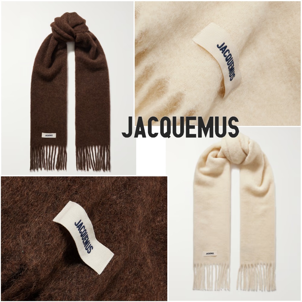 【数量限定】JACQUEMUS フリンジニットスカーフ