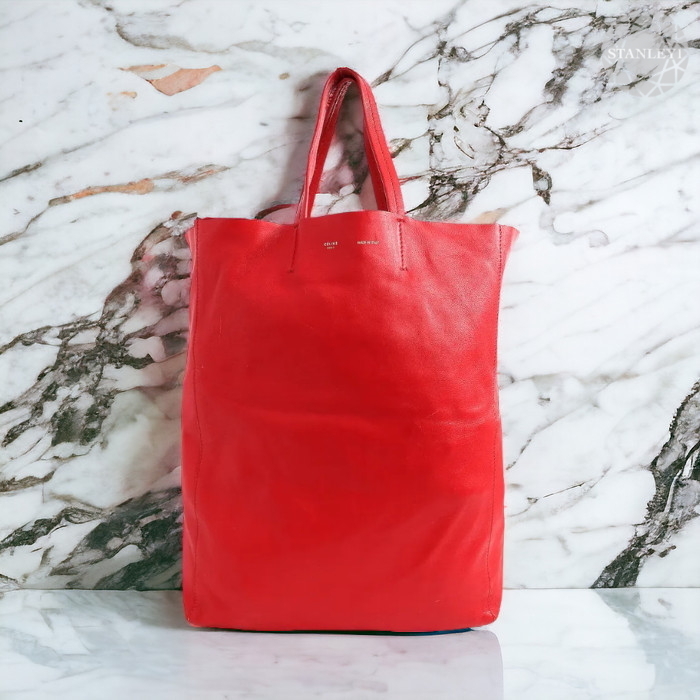 【CELINE】★Vintage★VERTICAL CABAS カバ 縦型 トートバッグ