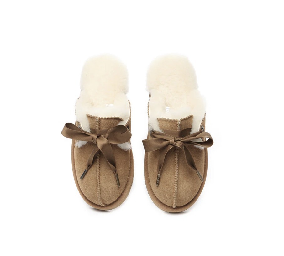 ☆UGG EXPRESS☆ 可愛い もふもふ リボン付き スリッポン