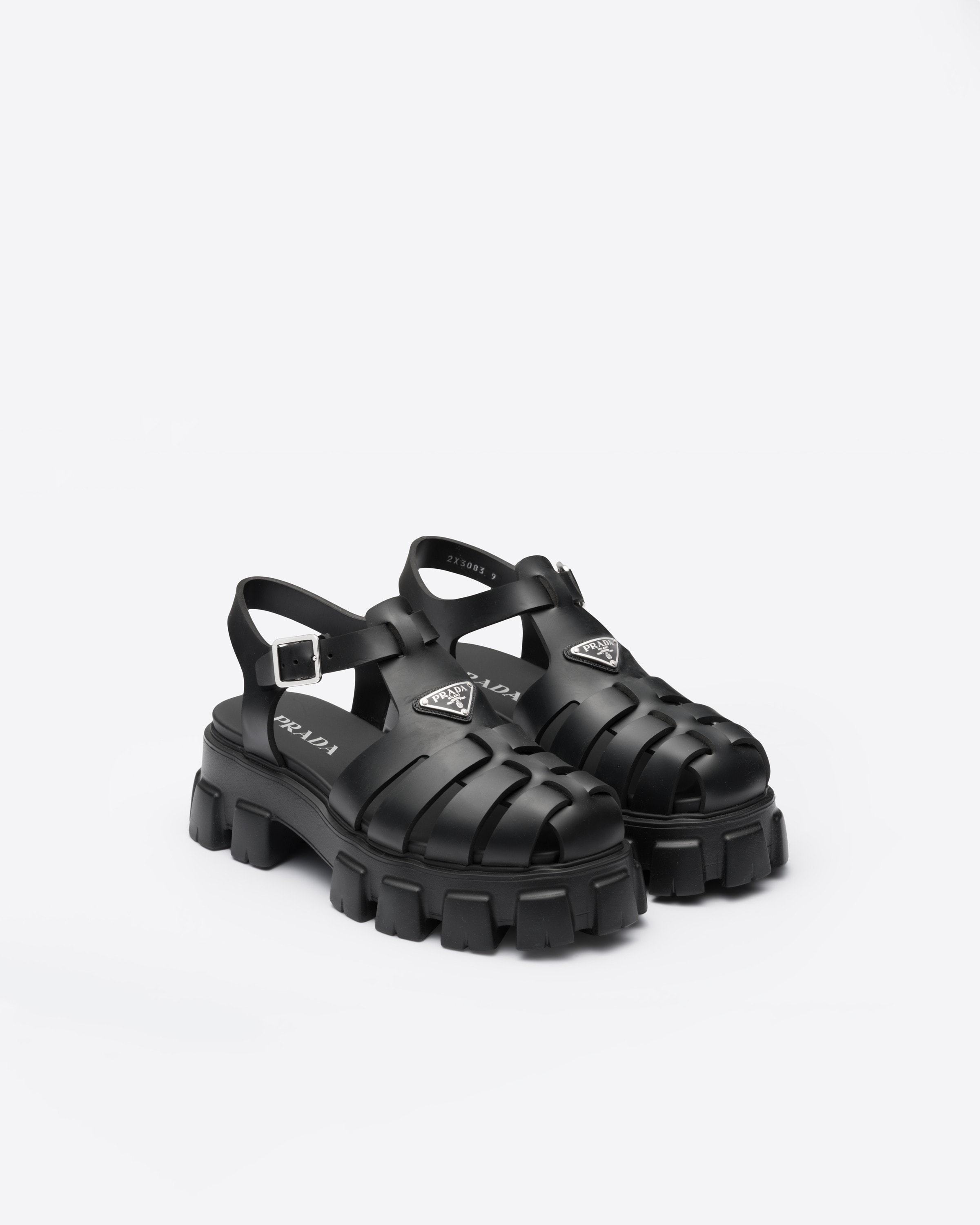 【日本入手困難】プラダ Monolith rubber sandals サンダル