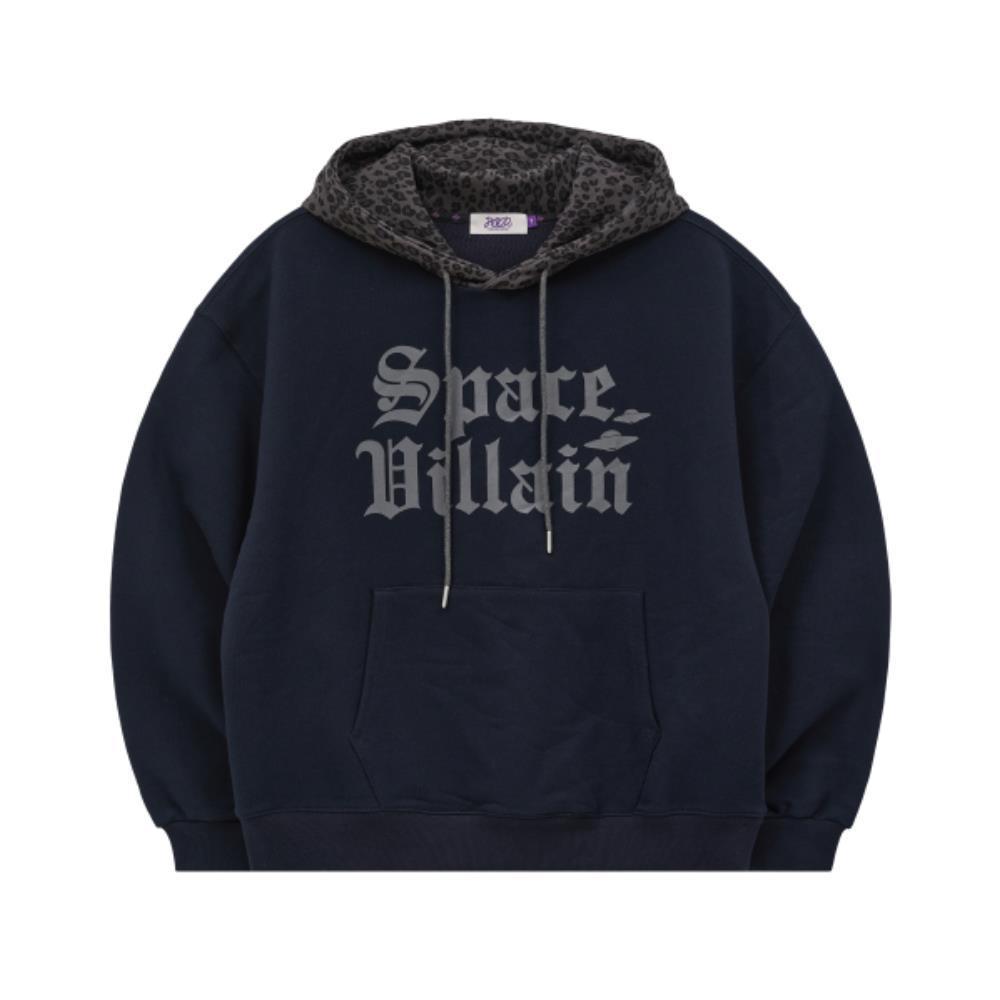 ★HOODHOOD★ Space Villain Leopard Hood Navy