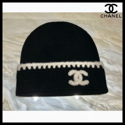 モコモコ CHANEL(シャネル) ニットキャップ・ビーニー(メンズ