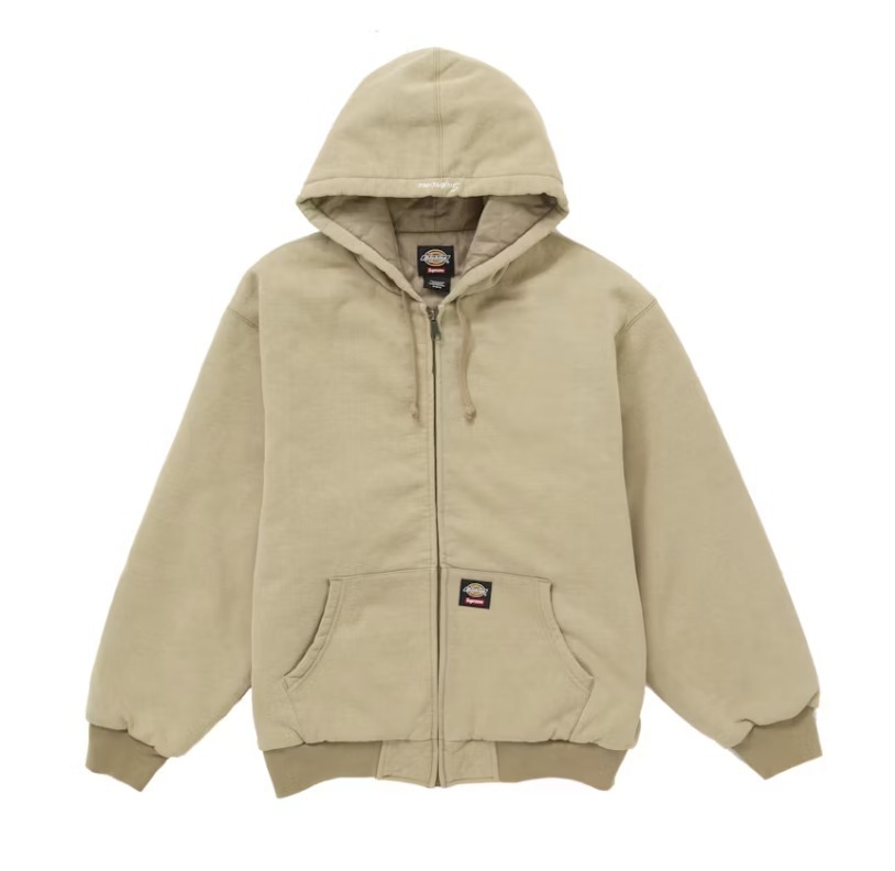 ☆Supreme☆FW24☆キルテッド ラインド ジップアップ パーカー
