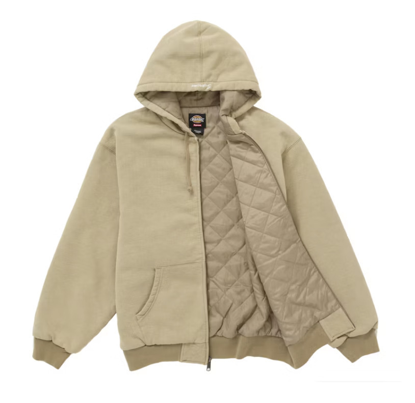 ☆Supreme☆FW24☆キルテッド ラインド ジップアップ パーカー