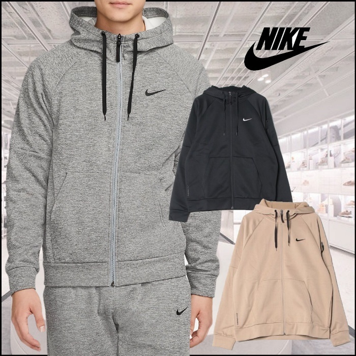 NIKE☆パーカー フーディ ロゴ【Therma-FIT FULL-ZIP HOODIE】