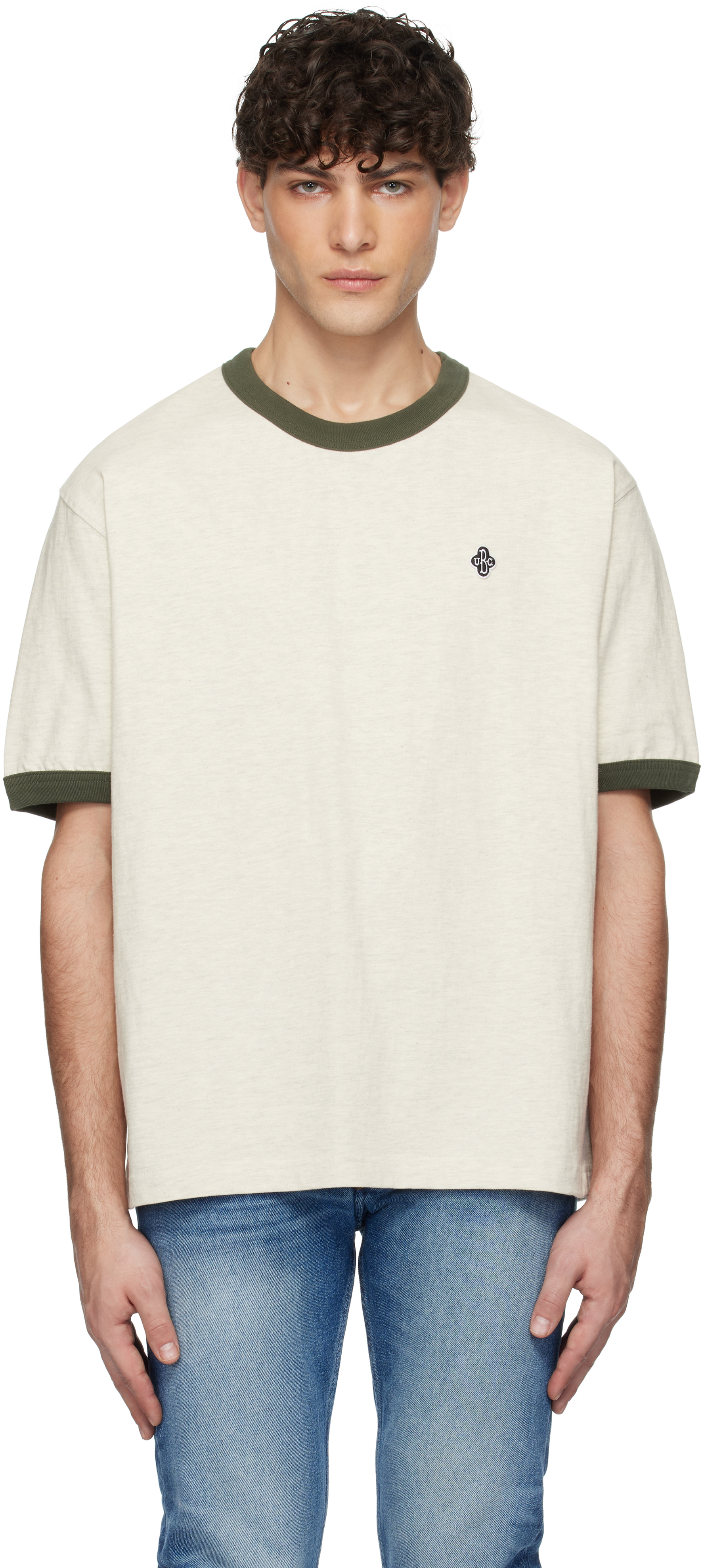 【関税込み】Uniform Bridge オフホワイト UBC リンガーTシャツ