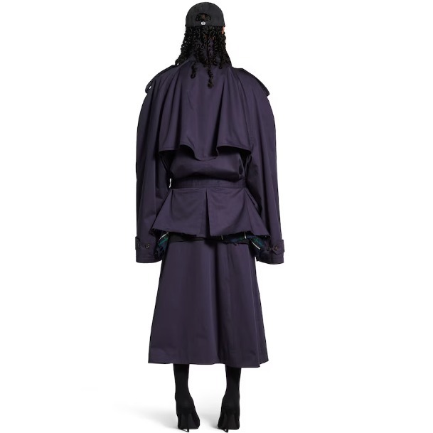 人気☆オシャレ】BALENCIAGA クロップド トレンチ コート