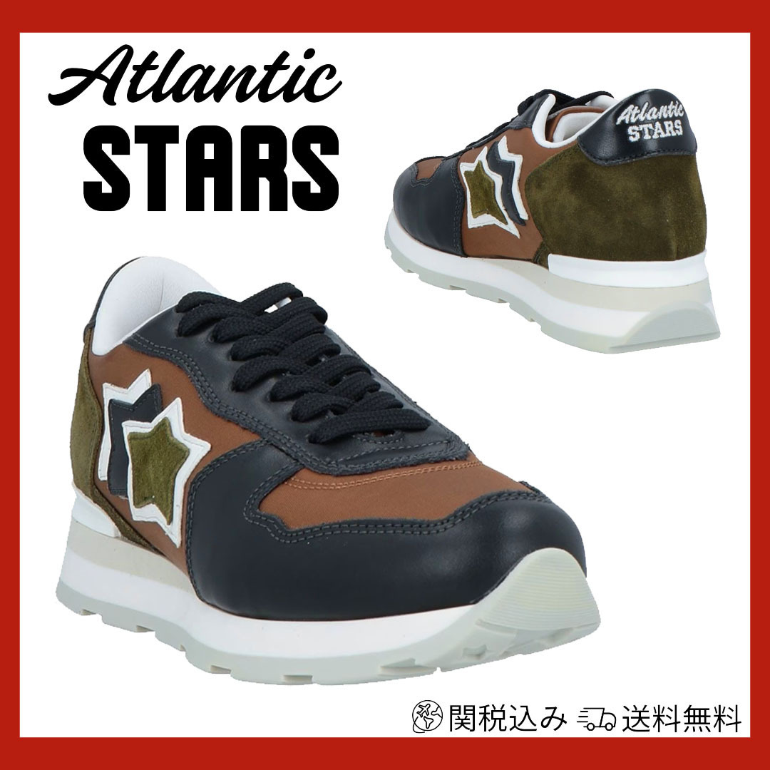スニーカー【ATLANTIC STARS】関税込み送料無料 ローカット ロゴ