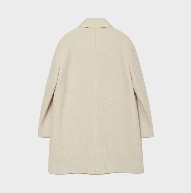 KINDERSALMON】☆Alpaca Jeanne Half Coat☆2色☆韓国人気