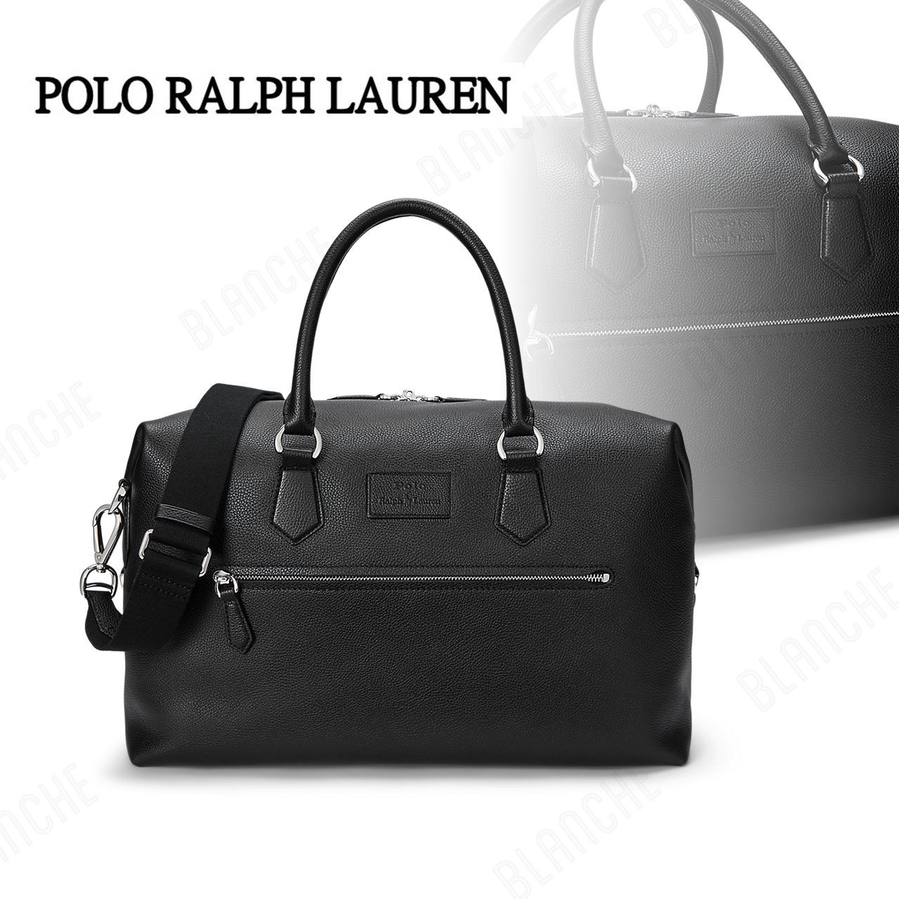 【追跡あり】Ralph Lauren ペブルレザーダッフル POLO RALPH LAUREN】ペブルド レザー ダッフル