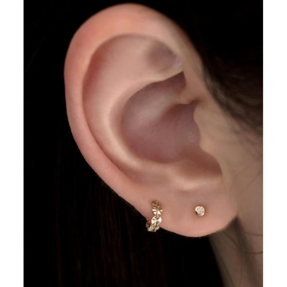 ピアス LESS IS MORE 14k gold cut one touch earrings