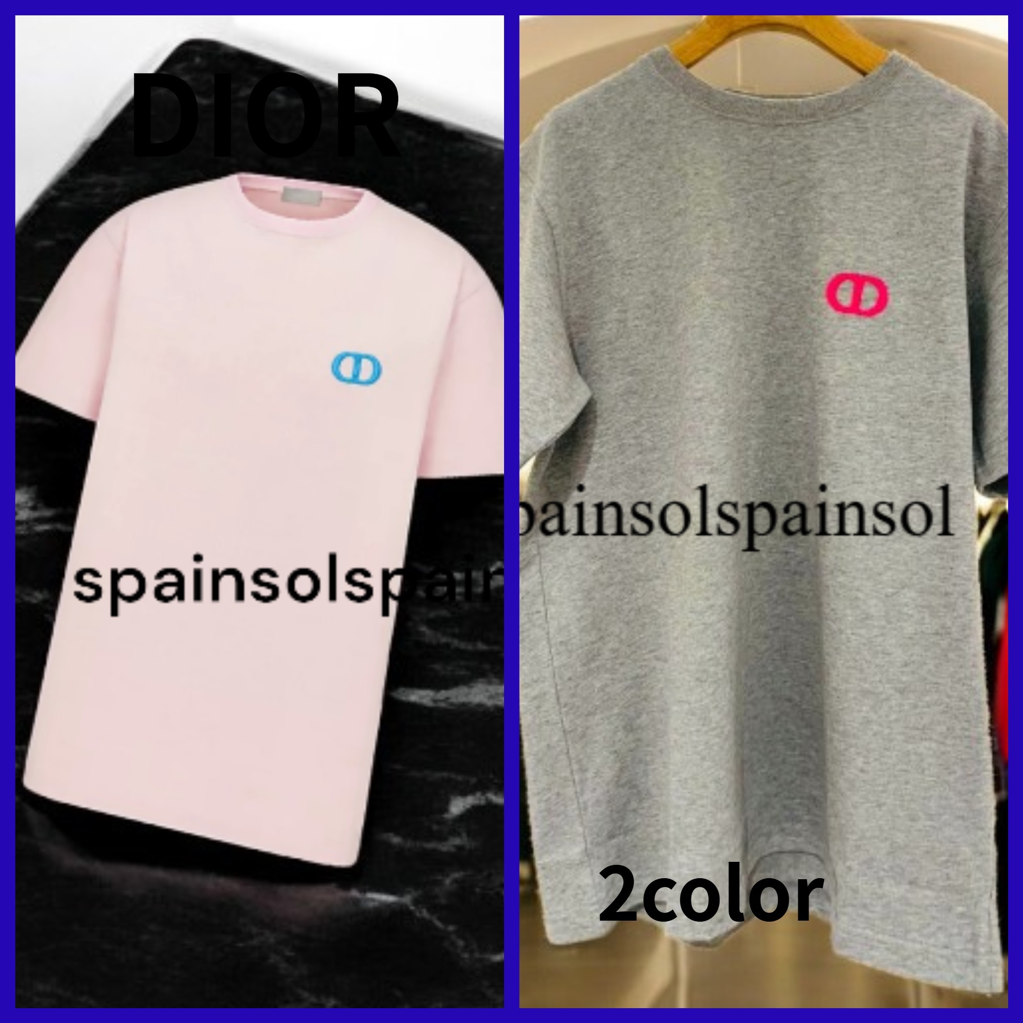 お洒落【 Dior】CD アイコン T シャツ、リラックスフィット♪