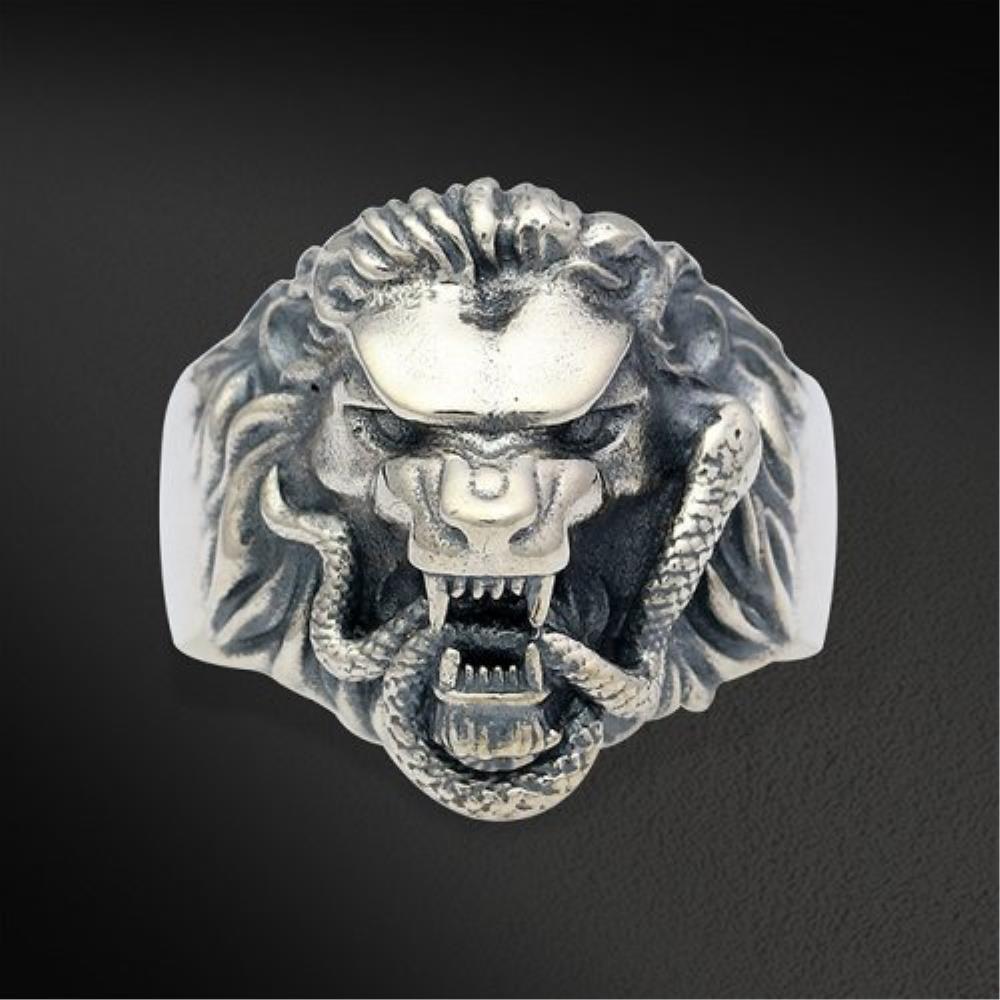 指輪・リング BLENDOFF Lion Snake Ring 925 Silver