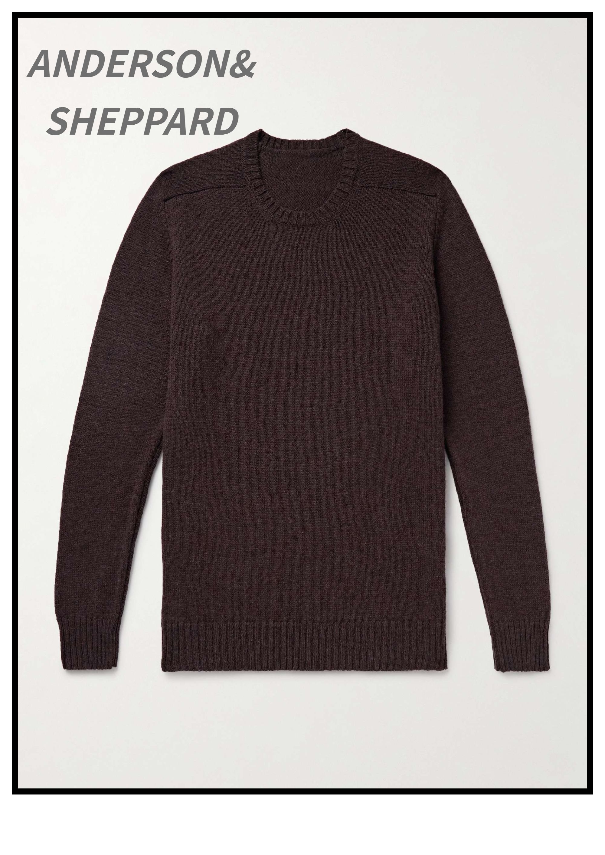 ANDERSON&SHEPPARD シェットランドウールセーター
