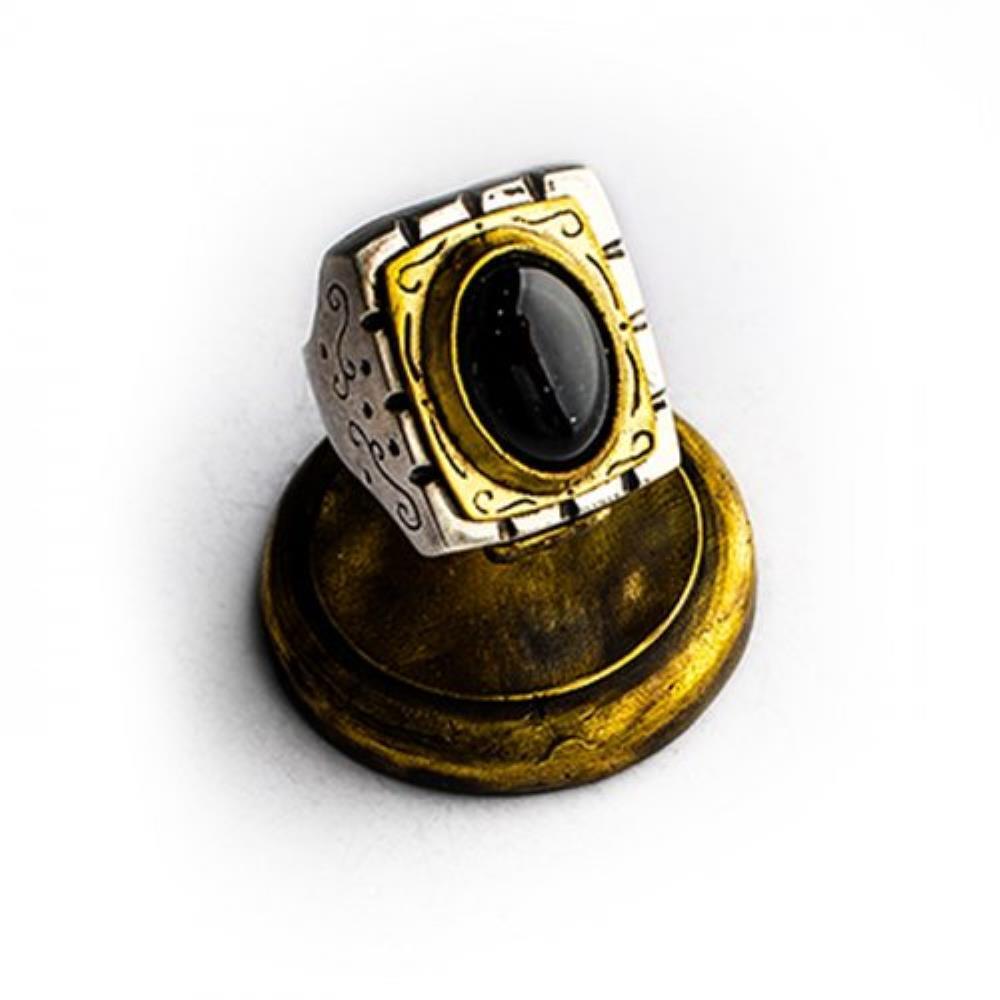 指輪・リング WILLIE and DUFFY Onyx ring ver2 silver 925 handmade