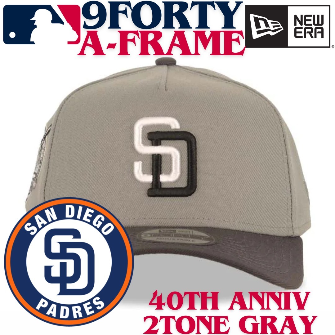 【海外限定】New Era 9FORTY A-frame MLB San Diego Padres