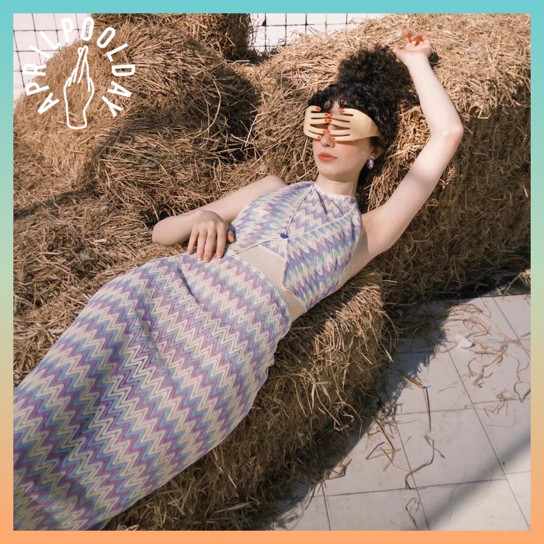 APRILPOOLDAY★日本未上陸★SHARON LACE TOP & SKIRT SET