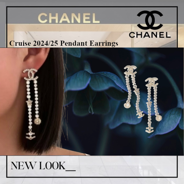 【希少】CHANELクルーズコレクション2024/2025ペンダントピアス