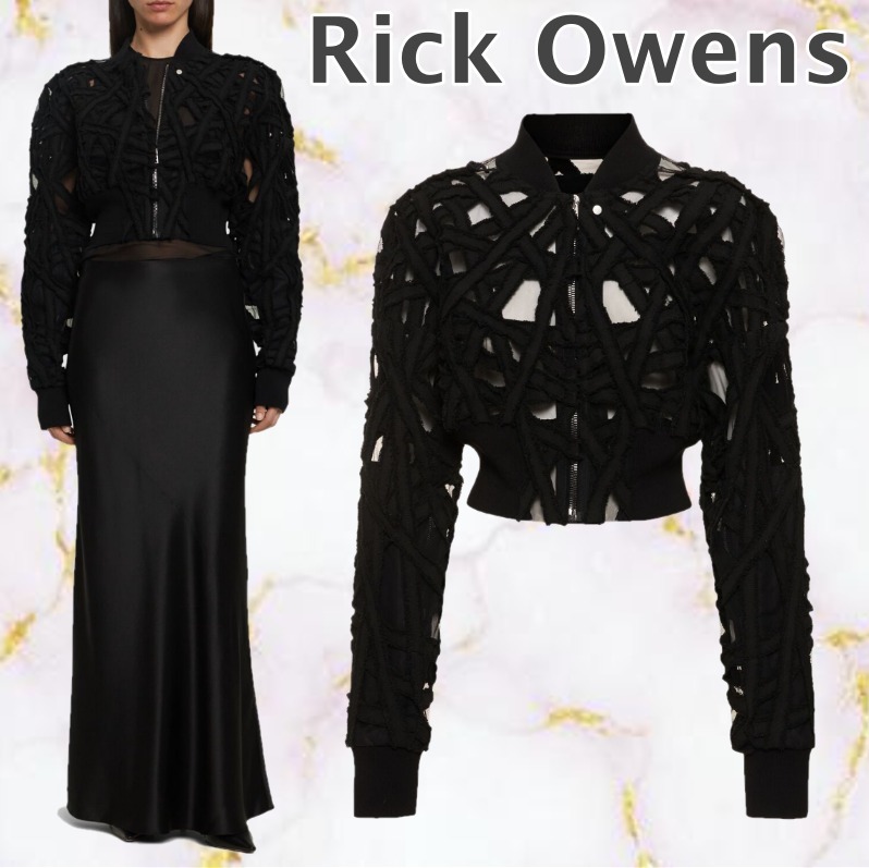 【Rick Owens】クロップド丈 テクニカルジップジャケット