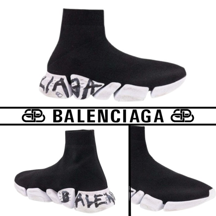 【BALENCIAGA】 Speed 2.0 ブラック スニーカー