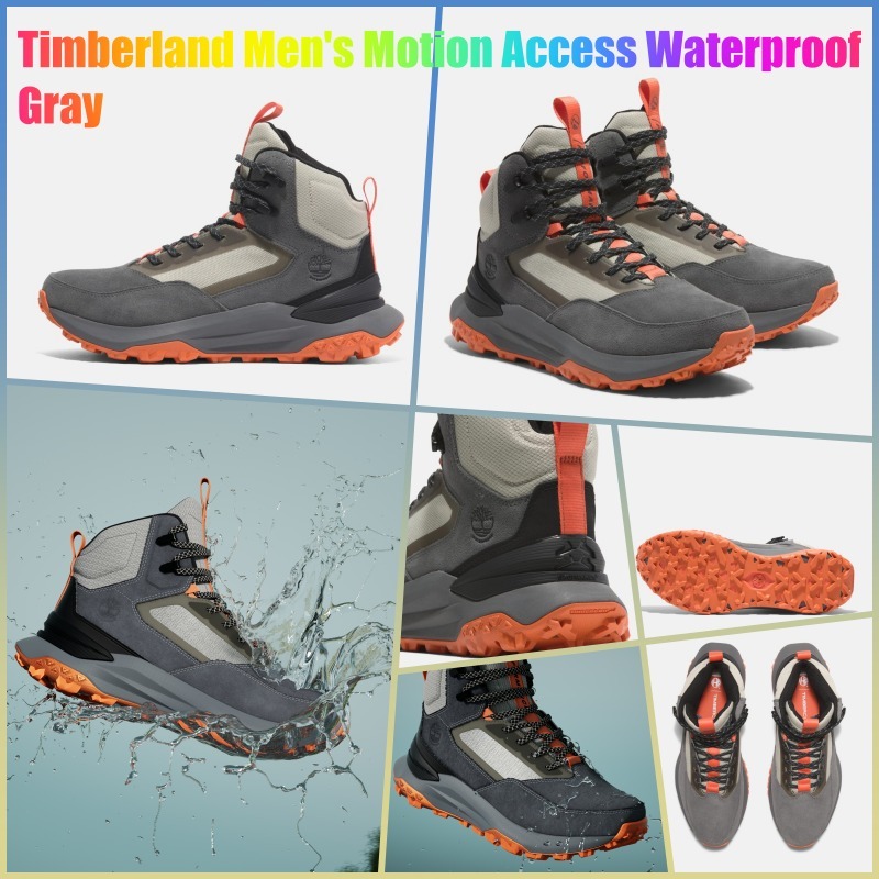 ★Timberland★Men's Motion Access Waterproof★Gray