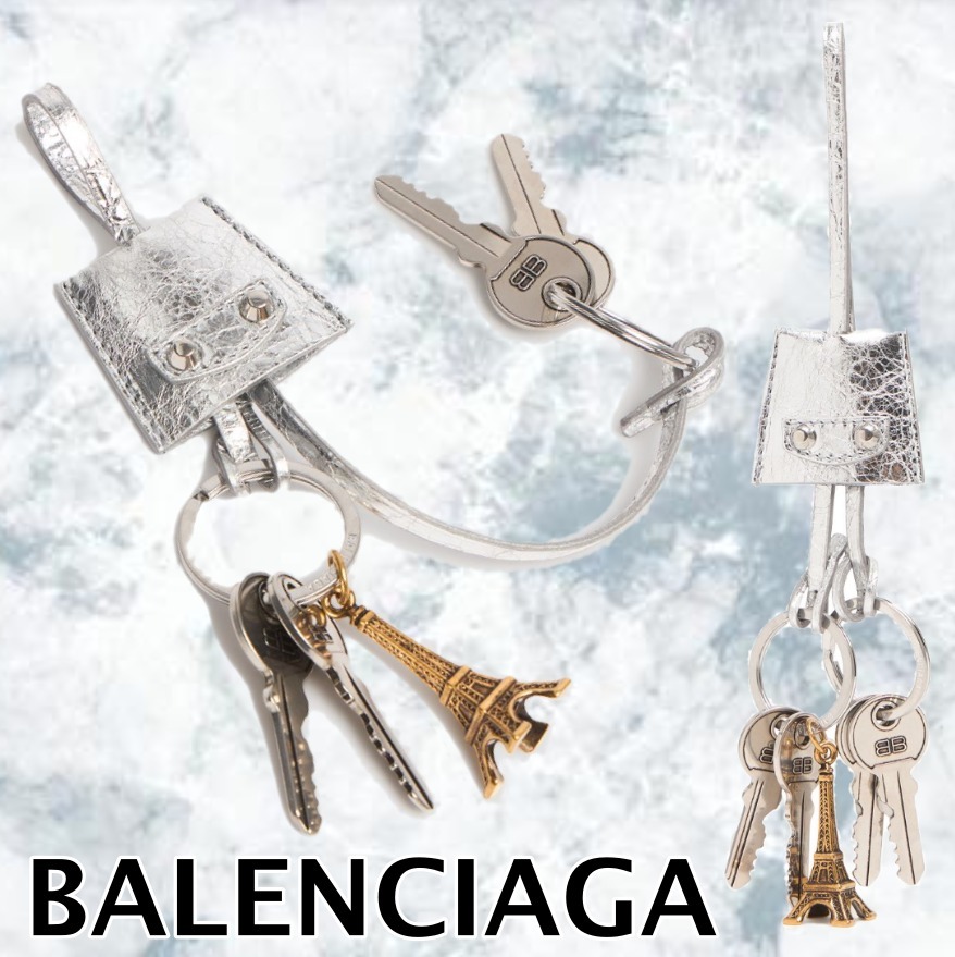 【BALENCIAGA】エッフェル ル シティ チャーム キーホルダー