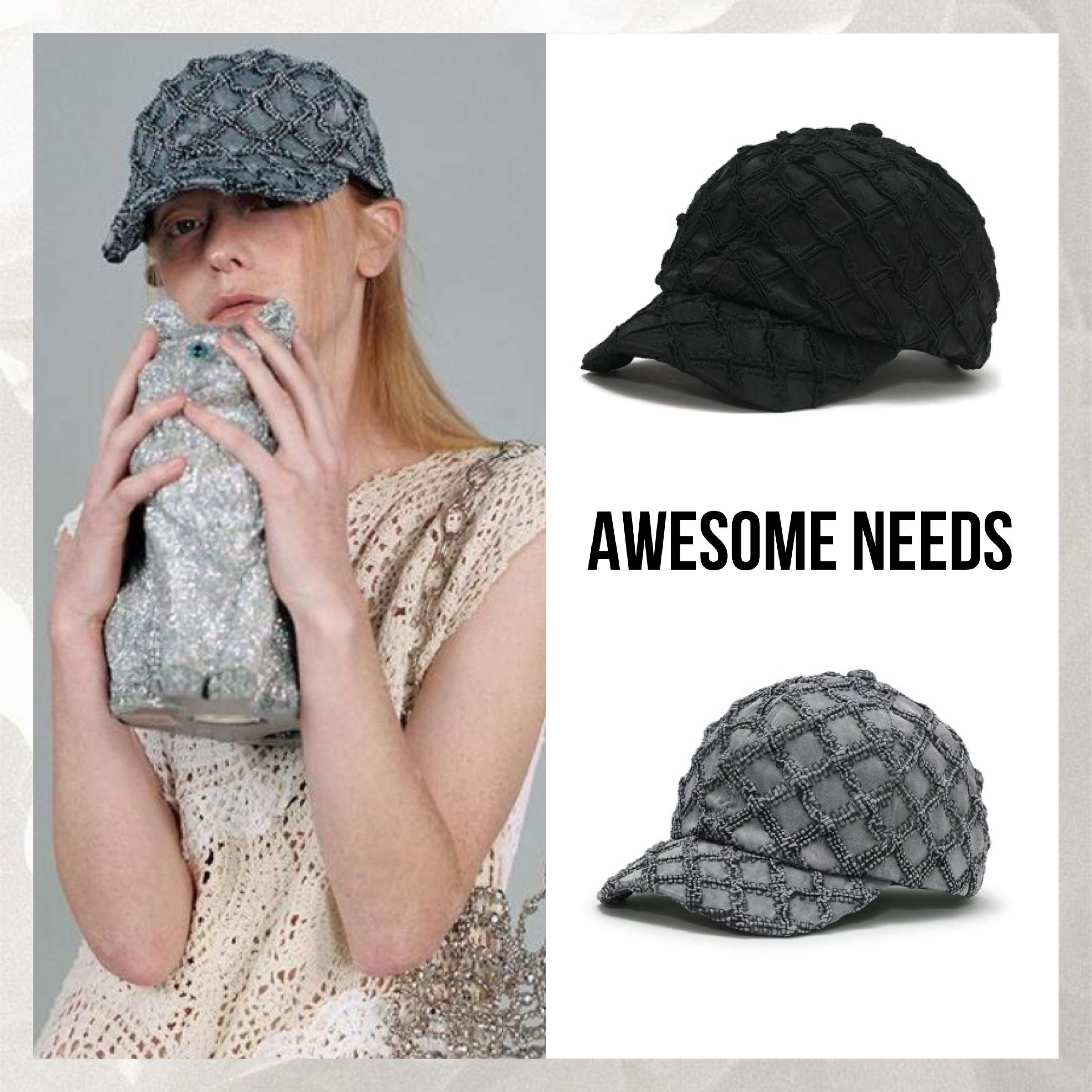 【韓国 AWESOME NEEDS】AWESOME BALL CAP