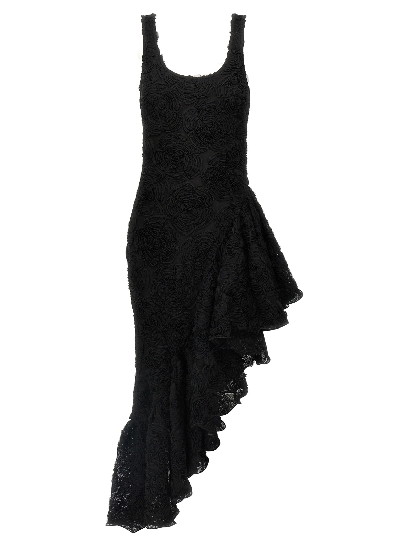 ワンピース ROTATE BIRGER CHRISTENSEN 'Flower mesh ruffle' dress
