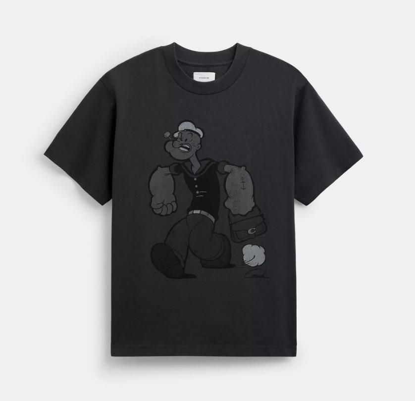 Tシャツ・カットソー COACH Coach X Popeye Relaxed T Shirt  CAA90