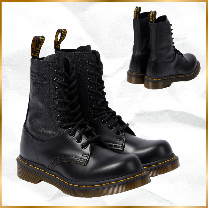 MM6 Maison Margiela◆x Dr. Martens 1490 10アイ レザーブーツ