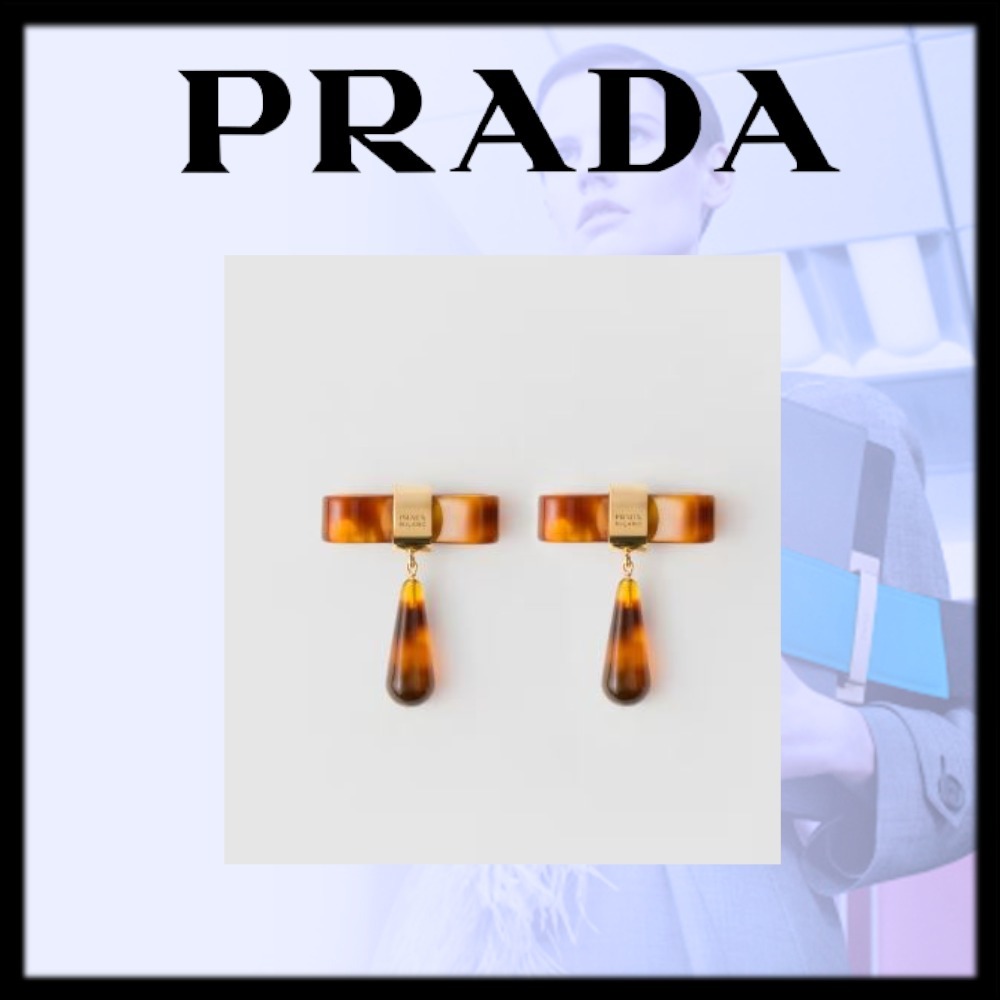 【ランウェイ】PRADA プラダ メタル プレックス ピアス 2色 PRADA】プラダ メタル ピアス 2カラー (PRADA/ピアス) 100723063