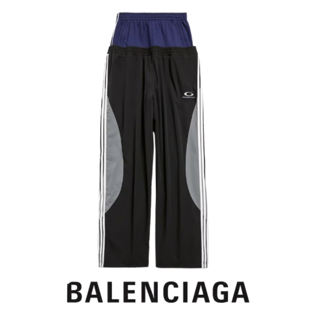 人気☆】BALENCIAGA カットアップ トラックスーツ パンツ
