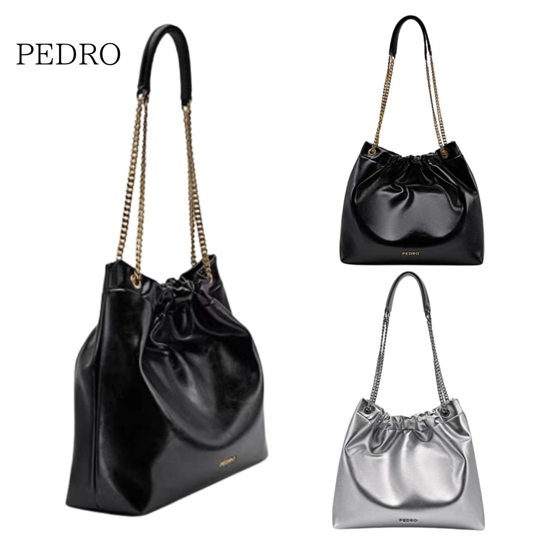 ペドロ PEDRO 巾着 2way チェーン トートバック