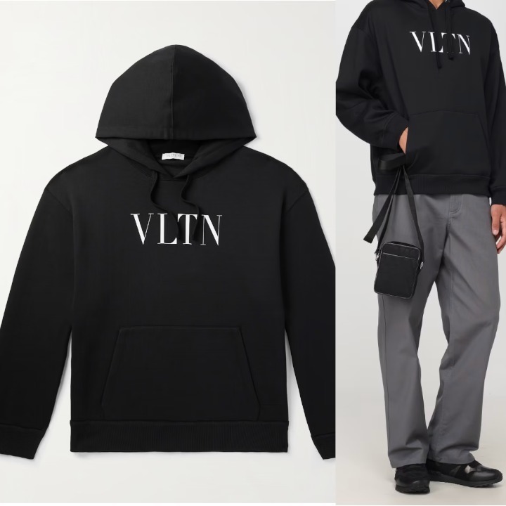 VALENTINO VLTNヴァレンティノフード付きスウェットシャツ