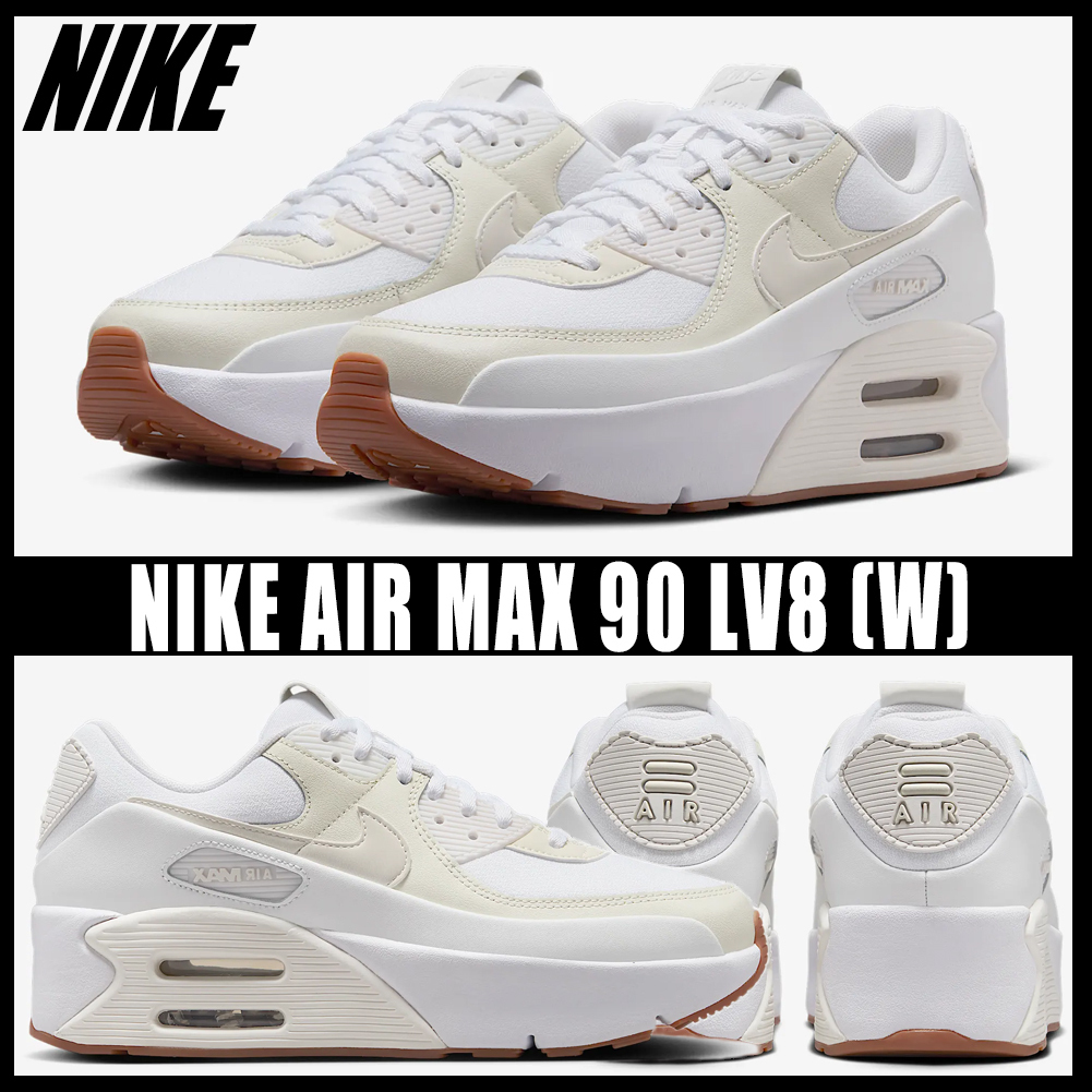 ◆正規品◆NIKE AIR MAX 90 LV8 WHITE SAIL(W)◆関税/送料無料◆