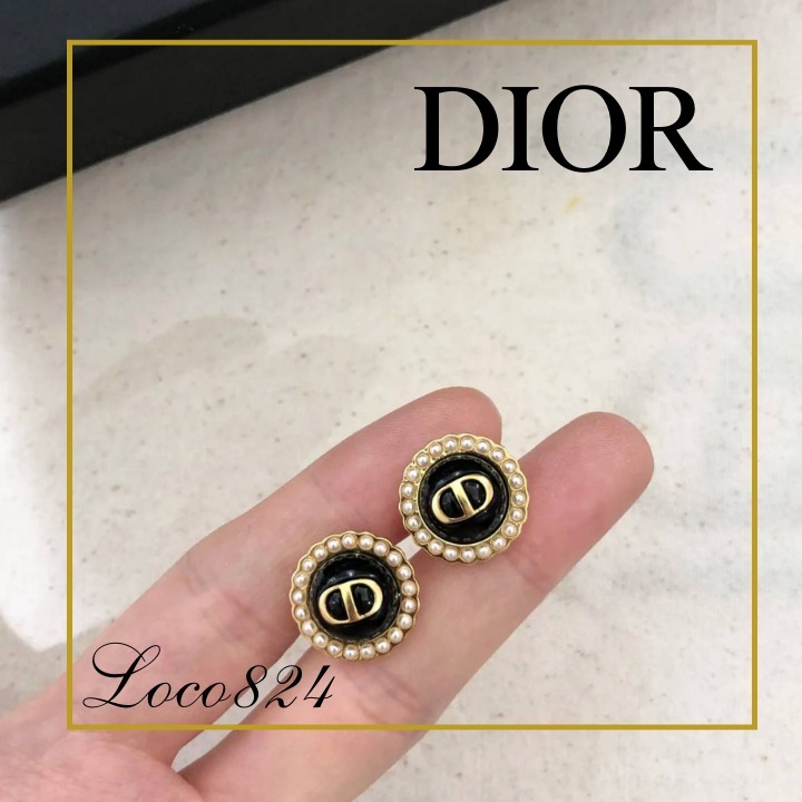 人気ブランド 海外通販 - 国内入手困難 スタッドピアス 大人気!】ディオール DIOR Baroque CD Petit アクセサリー