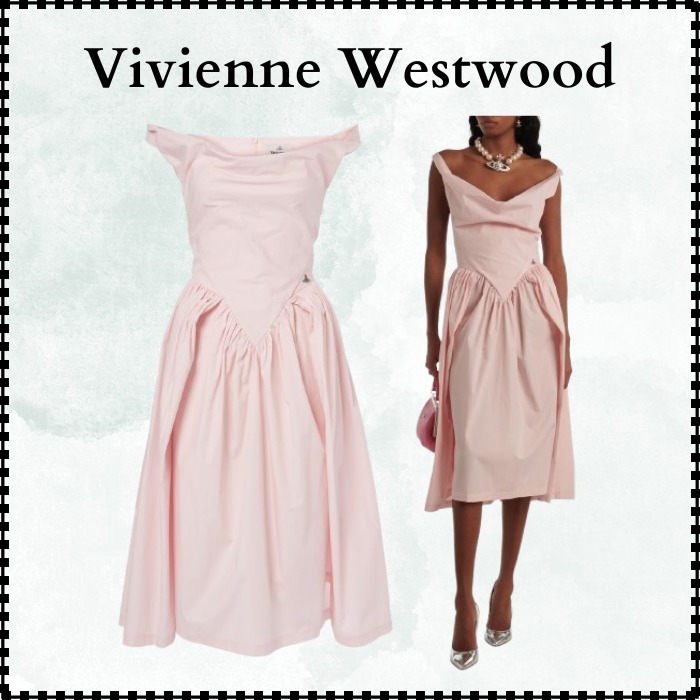 【Vivienne Westwood】Sunday ドレープサテンコルセットドレス
