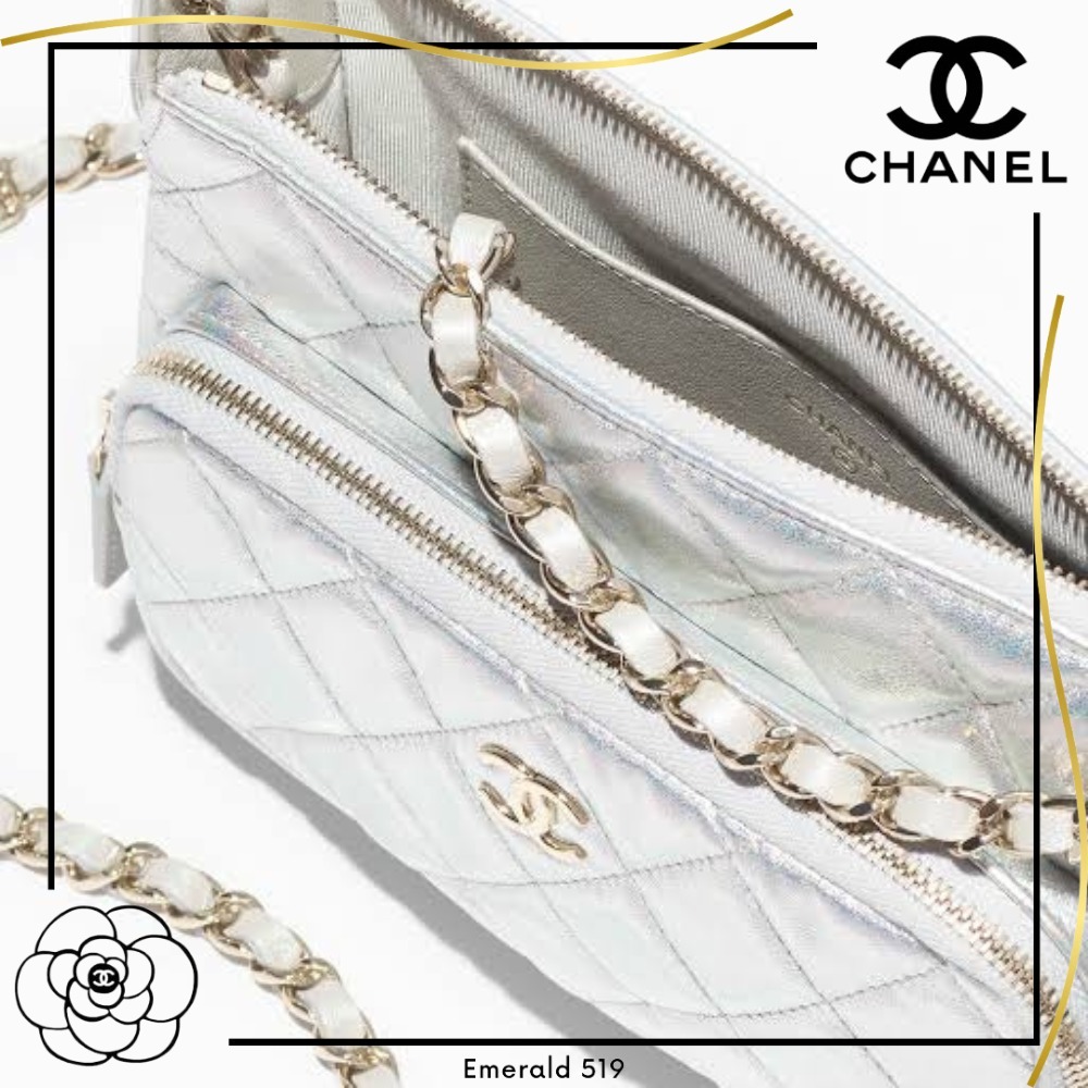 CHANEL《上品なデザイン 使い勝手抜群★》チェーン クラッチ
