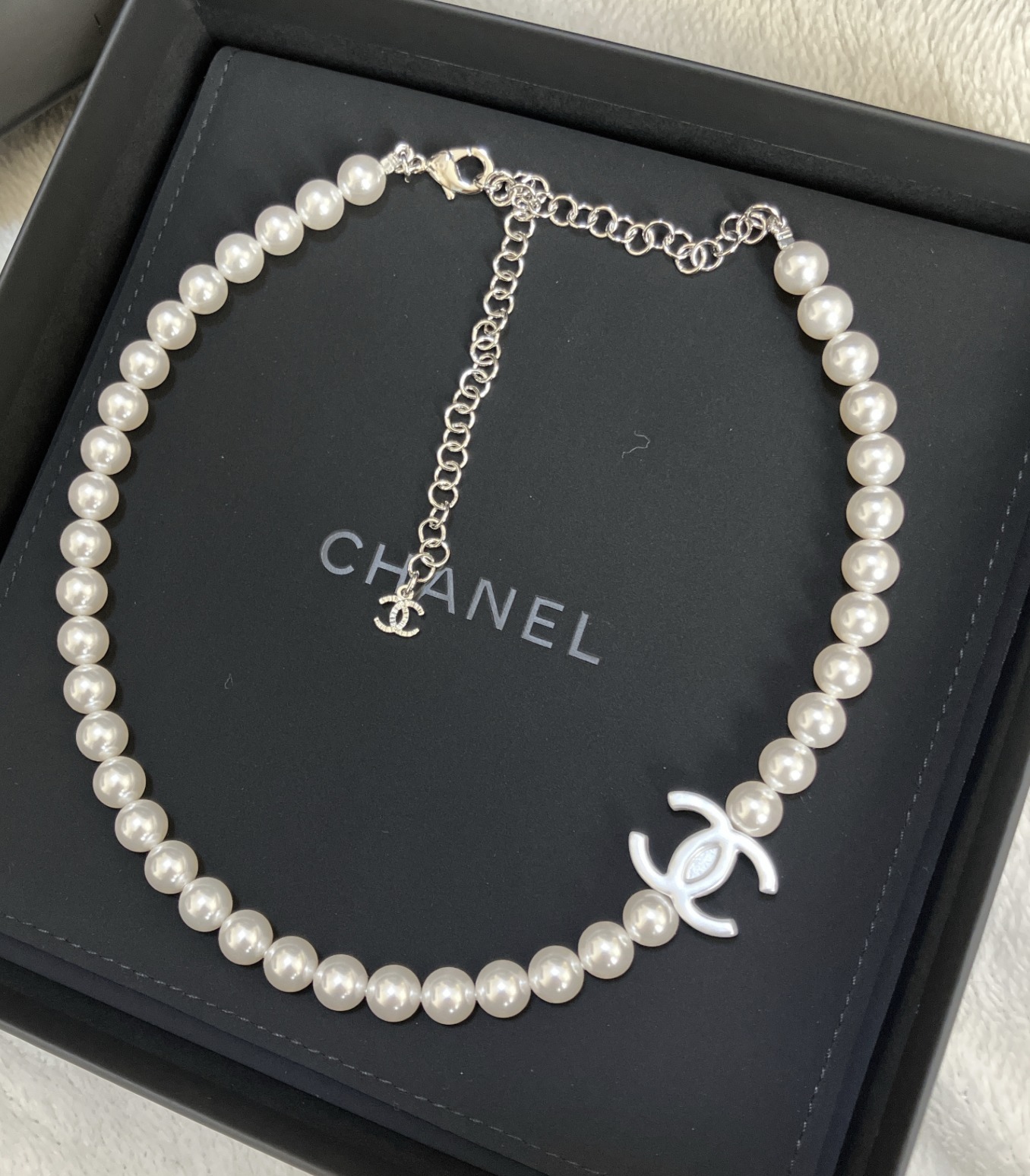 【入荷極小】CHANEL クルーズ25C限定 パールxCC ネックレス