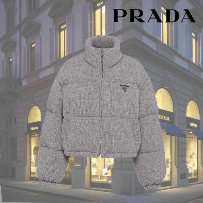 【関税込★PRADA★ 入手困難】ニットダウンジャケット