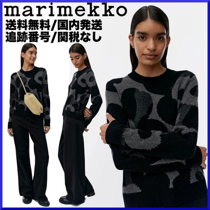 ブラック（黒）系 marimekko(マリメッコ) ニット・セーター