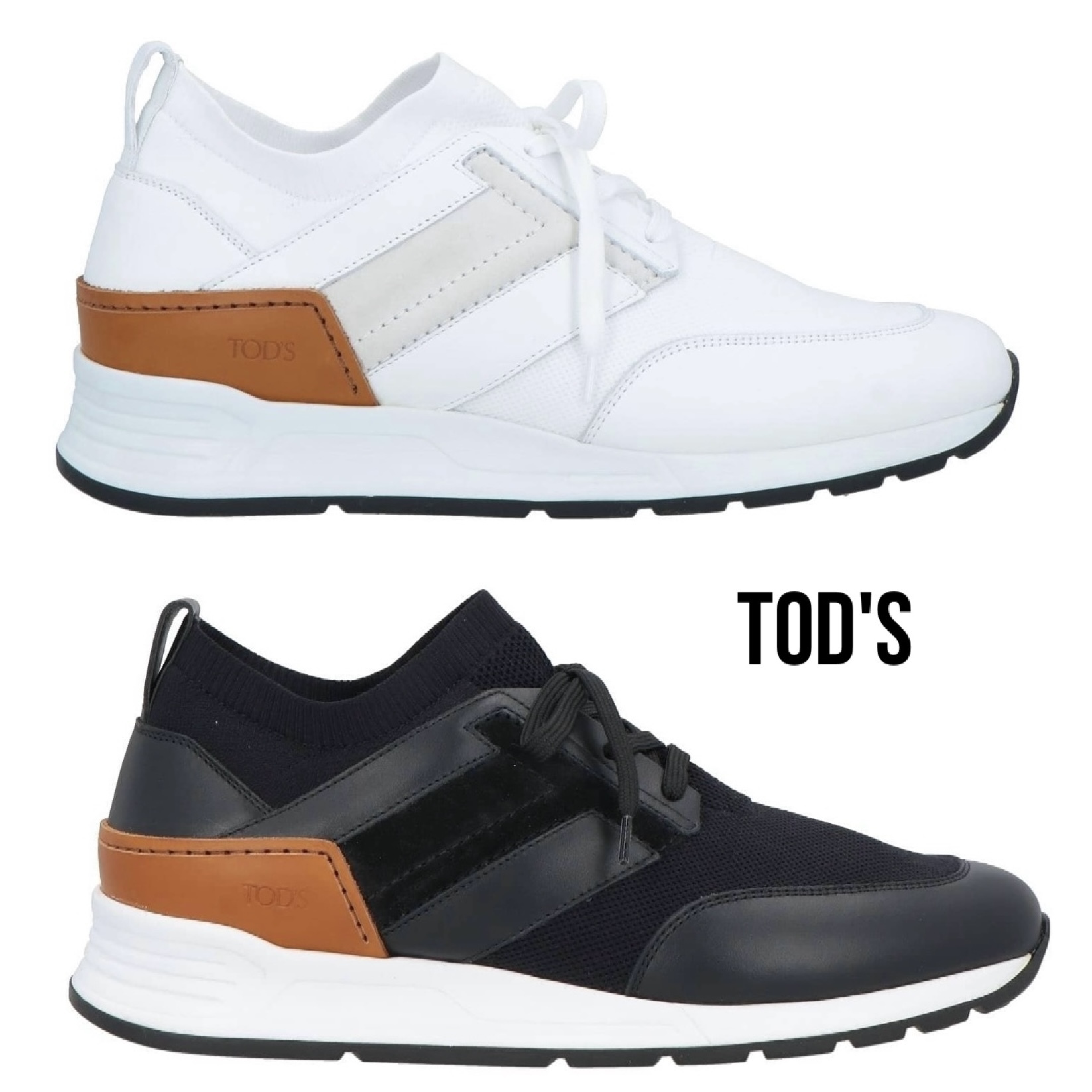 送料関税込み☆TOD'S ロゴ スニーカー