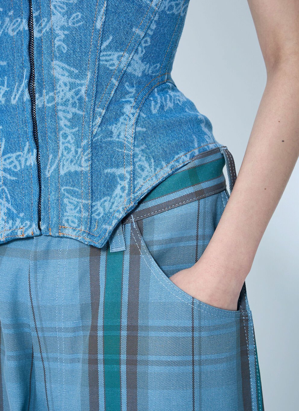 Vivienne Westwood★チェック バギーパンツ 送関込み Vivienne Westwood☆チェック バギーパンツ 送関込み