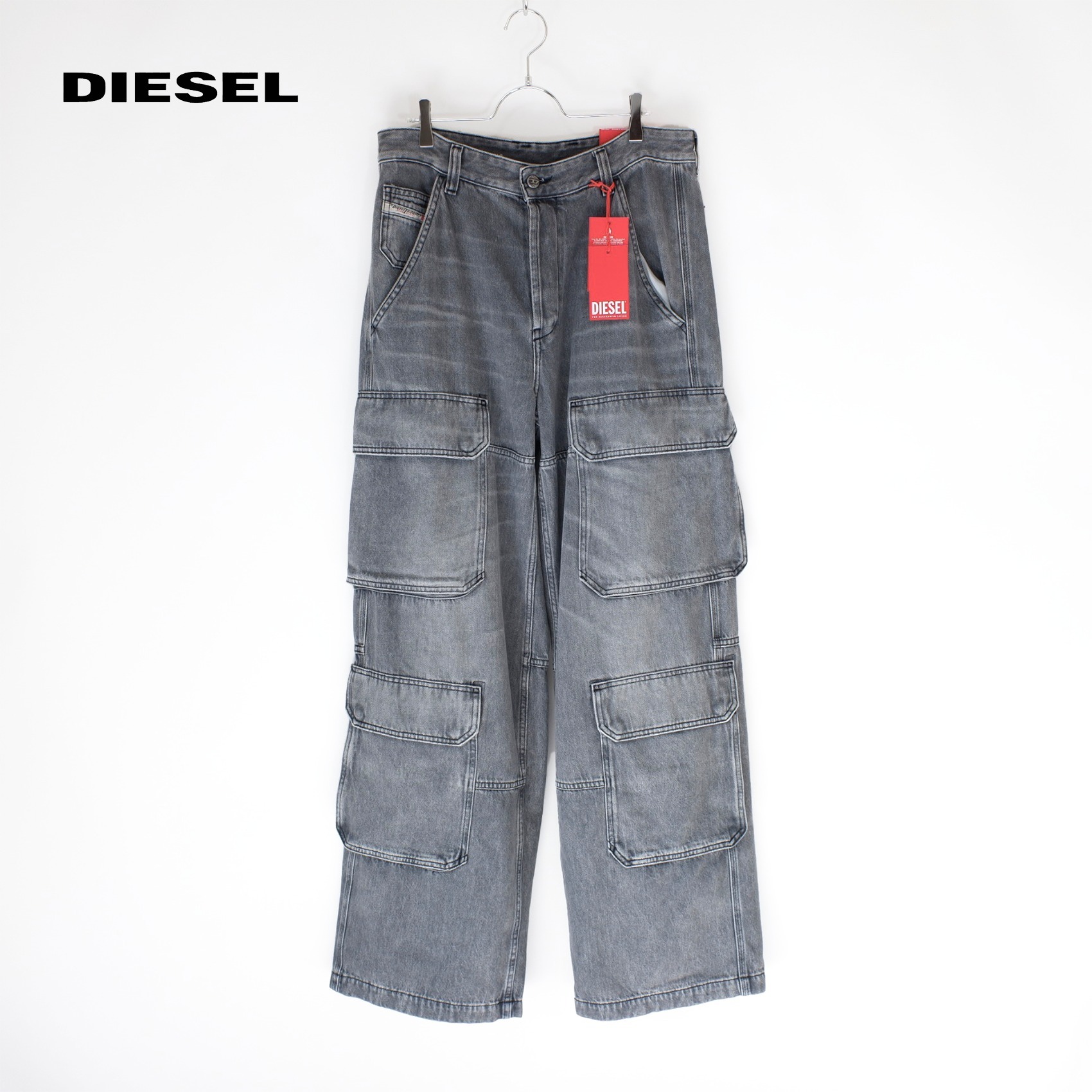 Diesel d-touch 0dcbe マルチポケット カーゴジーンズ