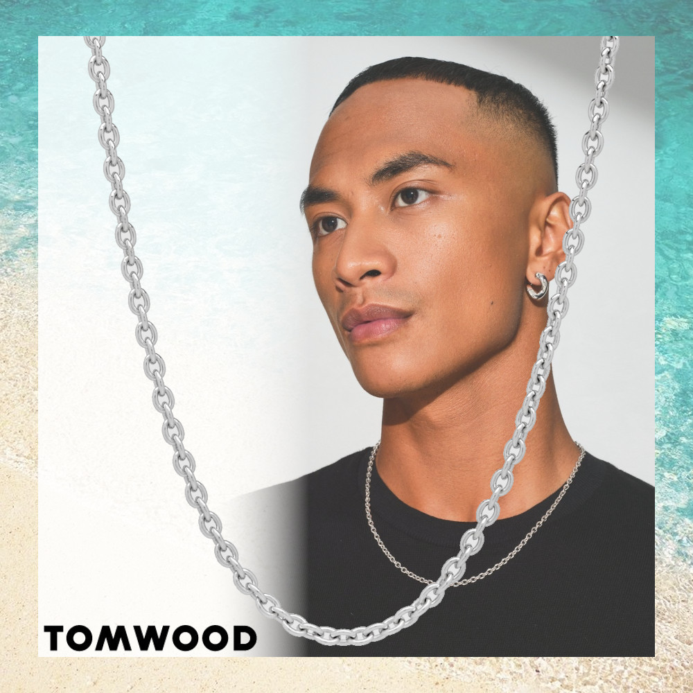 シンプル【Tom Wood】Ada Chain Slim 15inch