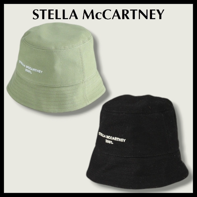 Stella McCartney* ステラ ロゴ バケットハット 帽子 無地