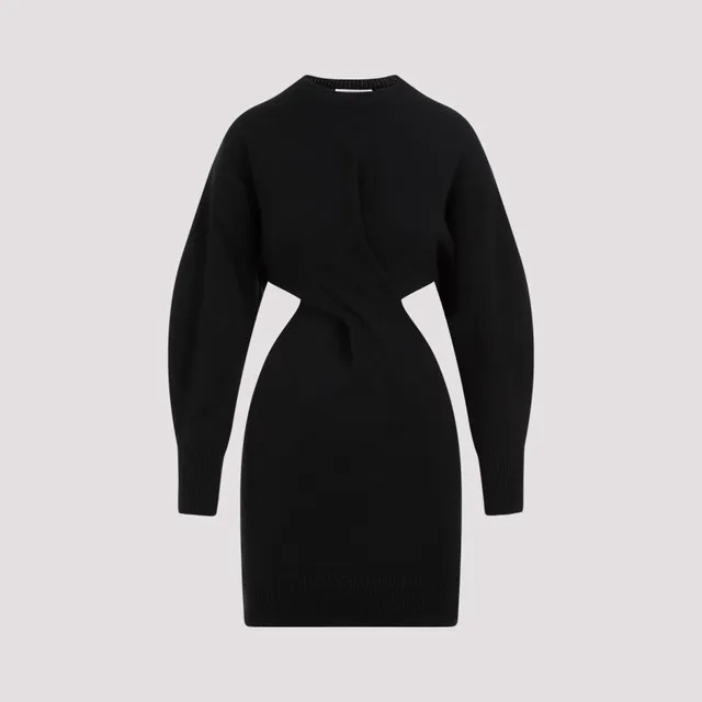 アレキサンダーマックイーン Alexander McQueen Wool Mini Dress