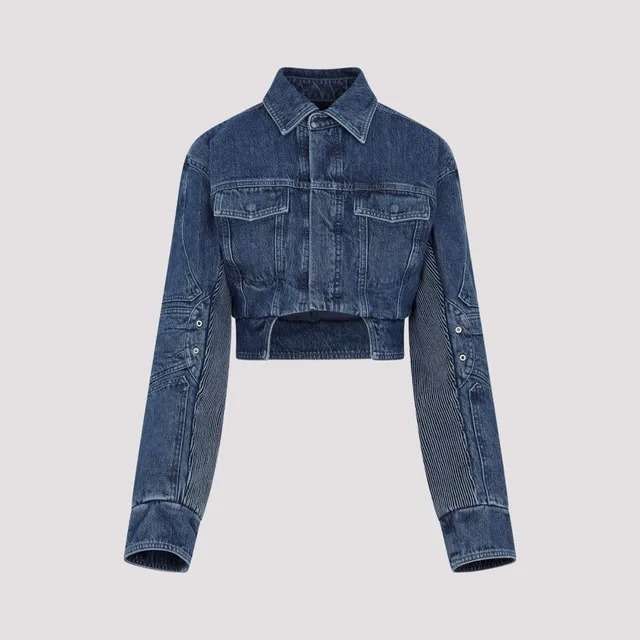 オフホワイト Off White Motorcycle Hole Crop Jacket