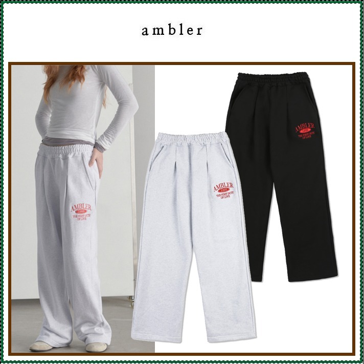 【AMBLER】 男女共用 WIDE PANTS (DUTY OF LOVE) /追跡付